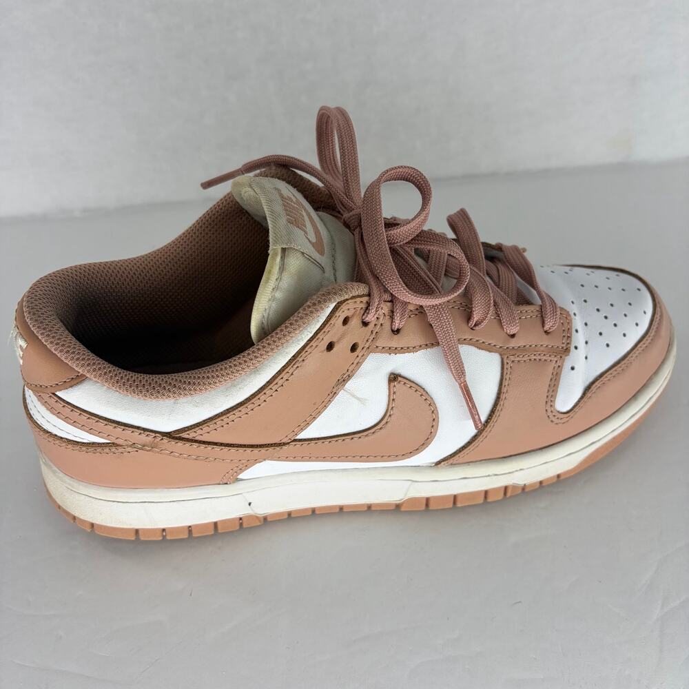 Nike Dunk Low Rose Whisper Women's 9 White Pink Gum DD1503-118 Sneaker - Picture 12 of 13